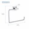 Kibi Cube Bathroom Towel Ring - Chrome KBA1506CH - alternate 7
